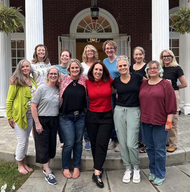 Heather and Quantum Leap Retreat participants